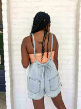 Load image into Gallery viewer, Blame On You Denim Romper