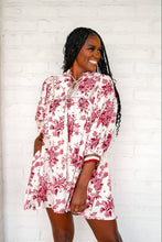 Load image into Gallery viewer, Rain On My Mind Burgundy Dress
