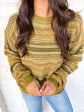 Load image into Gallery viewer, Reach Out For More Olive Sweater