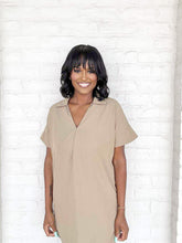 Load image into Gallery viewer, THML Heart Still Beating Olive Dress