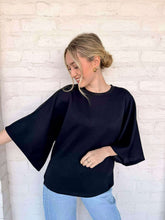 Load image into Gallery viewer, Any Chances Black Top