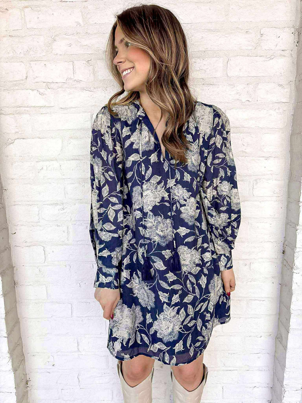 Under Pressure Navy Dress