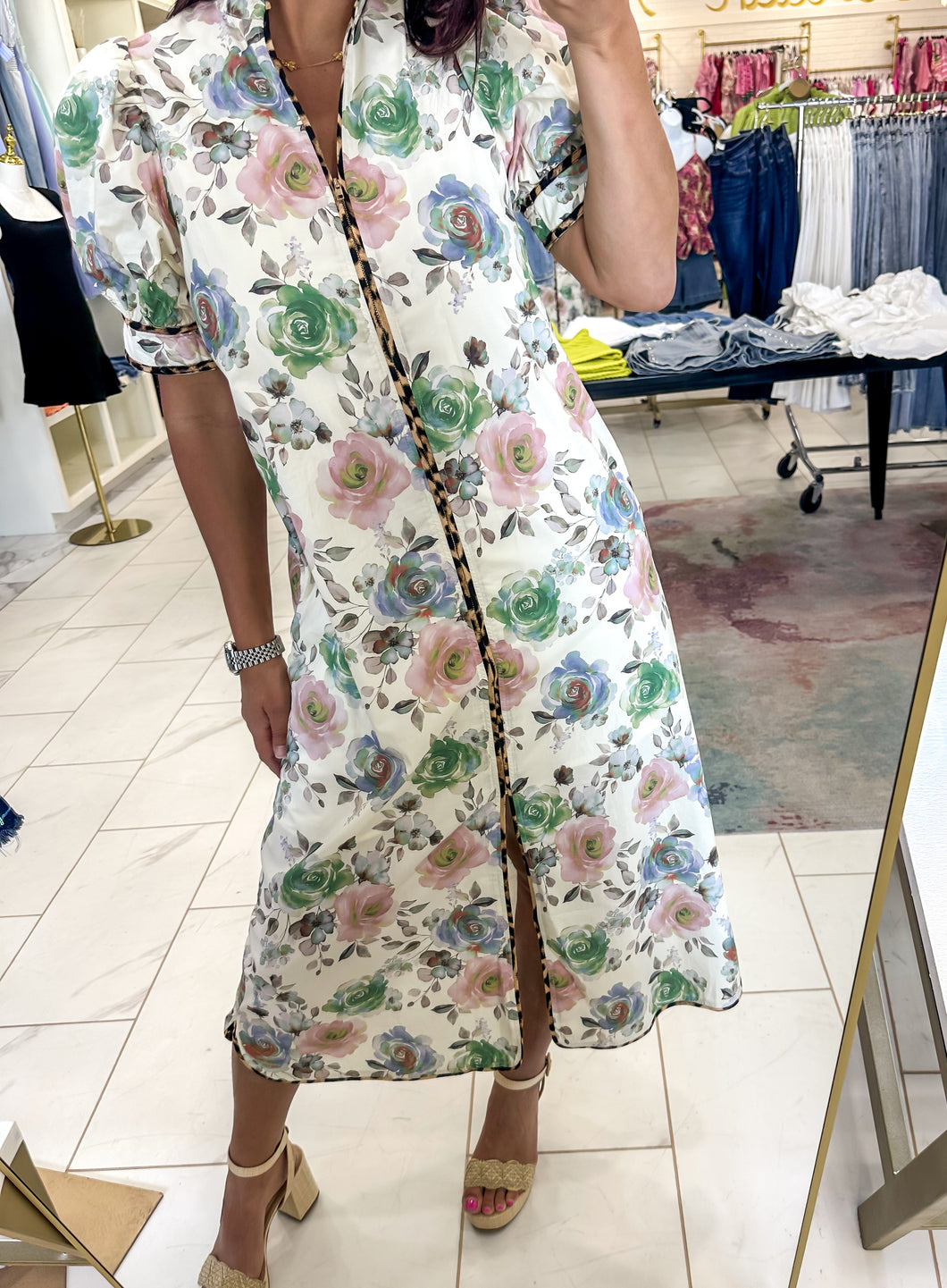 Places To Be Ecru Dress