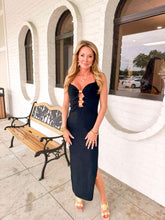 Load image into Gallery viewer, Sophisticated Behavior Black Dress
