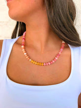 Load image into Gallery viewer, Stacy-C Natural Stone Pink Mix Necklace