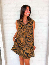 Load image into Gallery viewer, The Tiger Club Printed Dress