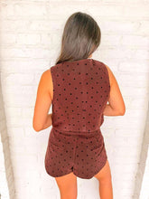 Load image into Gallery viewer, Stay With Me Brown Polka Dot Set