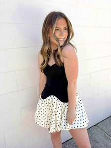 Little Sweetheart Bubble Polka Dot  Dress