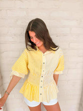 Load image into Gallery viewer, Loud Cheer Yellow Top