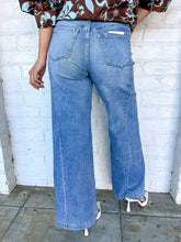 Load image into Gallery viewer, Take It Easy Wide Leg Denim Pants