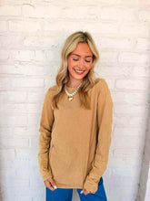 Load image into Gallery viewer, Cozy Days Orange Long-sleeve Top