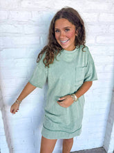 Load image into Gallery viewer, On The Roll Sage Dress