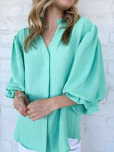 Load image into Gallery viewer, Anything And Everything Mint Top