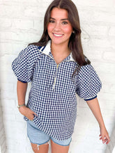 Load image into Gallery viewer, Settle Down Navy Top
