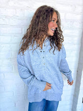 Load image into Gallery viewer, Basic Love Heather Grey Hoodie