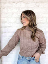 Load image into Gallery viewer, Just For Tonight Mocha Sweater
