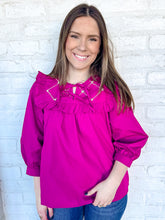 Load image into Gallery viewer, Simplify Life Magenta Top
