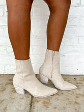 Load image into Gallery viewer, Matisse Ecru Suede Caty Bootie