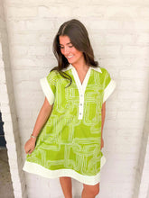 Load image into Gallery viewer, Days Of Wonder Chartreuse Dress