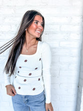 Load image into Gallery viewer, Hold That Thought Sweater Ivory Top