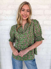 Load image into Gallery viewer, Easy Does It Green Top