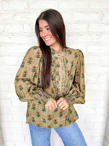 Brace Yourself Olive Top