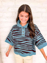 Load image into Gallery viewer, The Wild Folks Blue Top