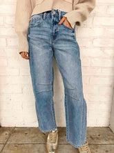 Load image into Gallery viewer, Reaching For More High Rise Barrel Denim