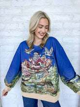 Load image into Gallery viewer, Queen Of Sparkles Multi Santa in the Swamp Sweatshirt