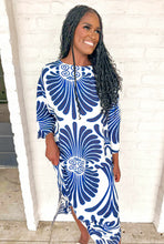 Load image into Gallery viewer, Let’s Get Going Blue Dress
