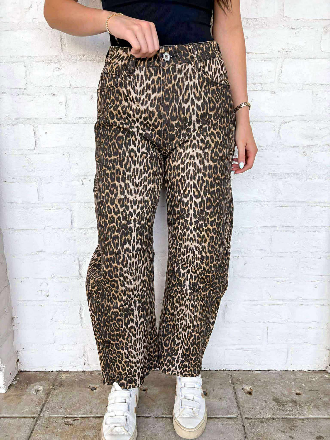 Days Ahead Leopard Colored Denim