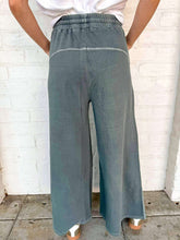 Load image into Gallery viewer, Around Town Ash Jade Terry Washed Pants