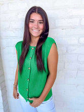 Load image into Gallery viewer, Refine Your Design Green Top