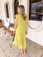 Load image into Gallery viewer, Leave It All Behind Lime Dress