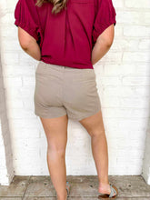 Load image into Gallery viewer, Recap From Here Taupe Shorts
