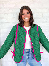 Load image into Gallery viewer, Happen With Love Green Jacket