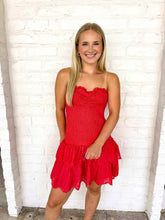 Load image into Gallery viewer, Daylight Wasted Ruffle Black Dress
