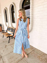 Load image into Gallery viewer, Afternoon Spritz Blue Dress