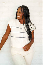 Load image into Gallery viewer, Cover Me Up Cream Sweater