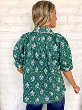 Load image into Gallery viewer, Light Up The Night Green Top