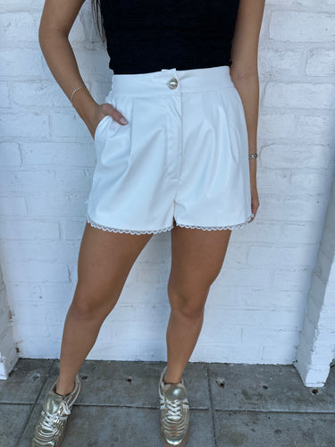 After The Hard Ivory Shorts