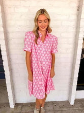 Load image into Gallery viewer, In The Middle Pink Printed Dress