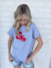 Load image into Gallery viewer, Catch The Best Gray Crawfish Tee