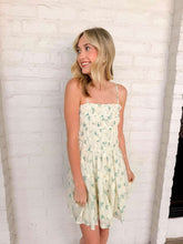 Load image into Gallery viewer, Move Forward Green Floral Dress