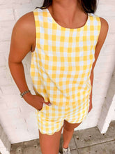 Load image into Gallery viewer, Gingham Gameday Lemon Set