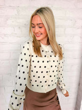 Load image into Gallery viewer, Poker Face Cream Sweater