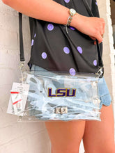 Load image into Gallery viewer, LSU Tigers Clear Envelope Purse
