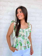 Load image into Gallery viewer, Great Gardens Green Top