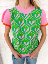 Load image into Gallery viewer, THML Grass Is Greener Green Top