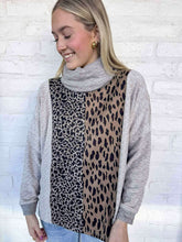 Load image into Gallery viewer, THML Wild Card Gray Turtleneck Sweater